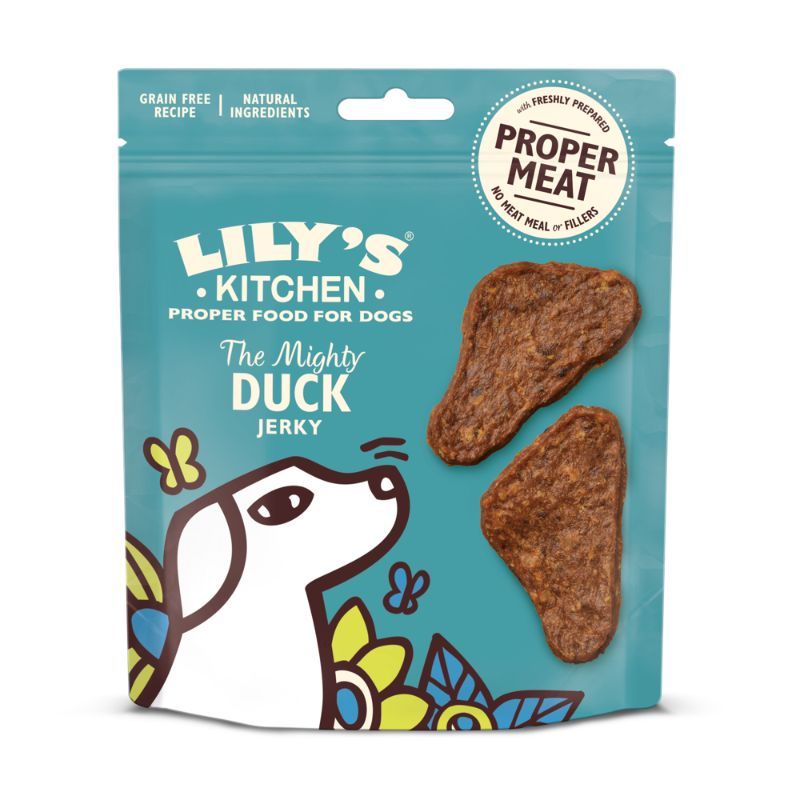 Image of Lilys Kitchen The Mighty Duck Mini jerky 70g