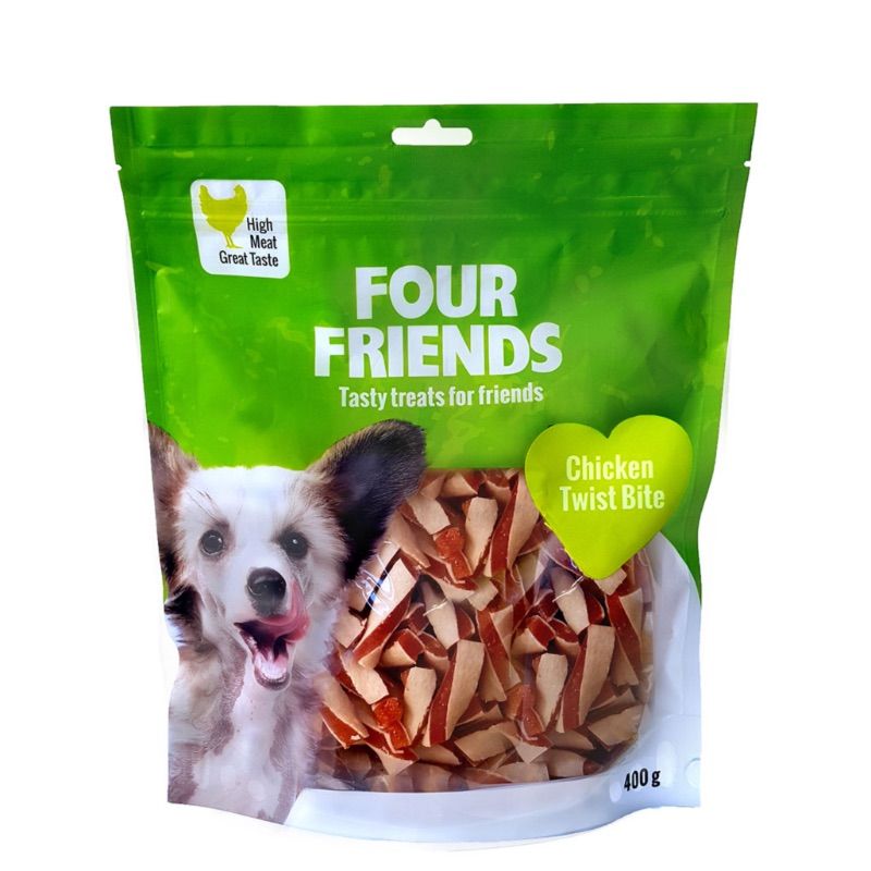 Image of Four Friends Kylling Twist Bite 400g
