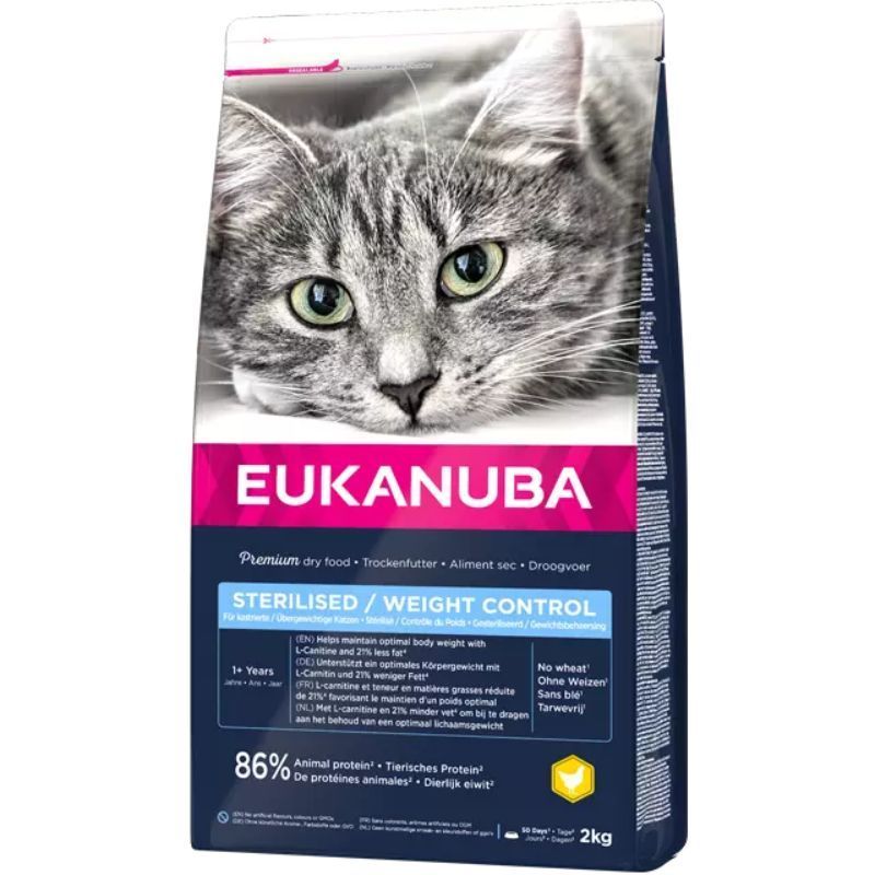 Image of Eukanuba Sterilised/Weight Control 10kg